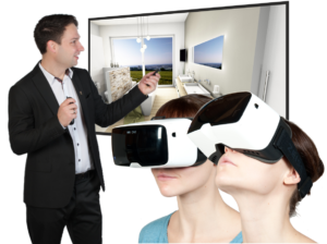 immersight Panoramabrille Virtual Reality Bäder Ausstellung 3D-Showroom Raumbegehung
